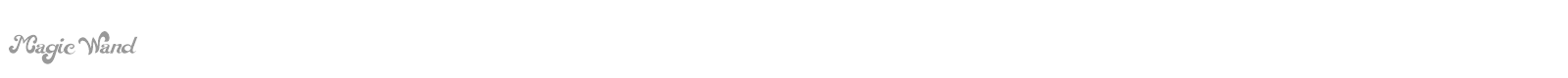 Magic Wand font preview